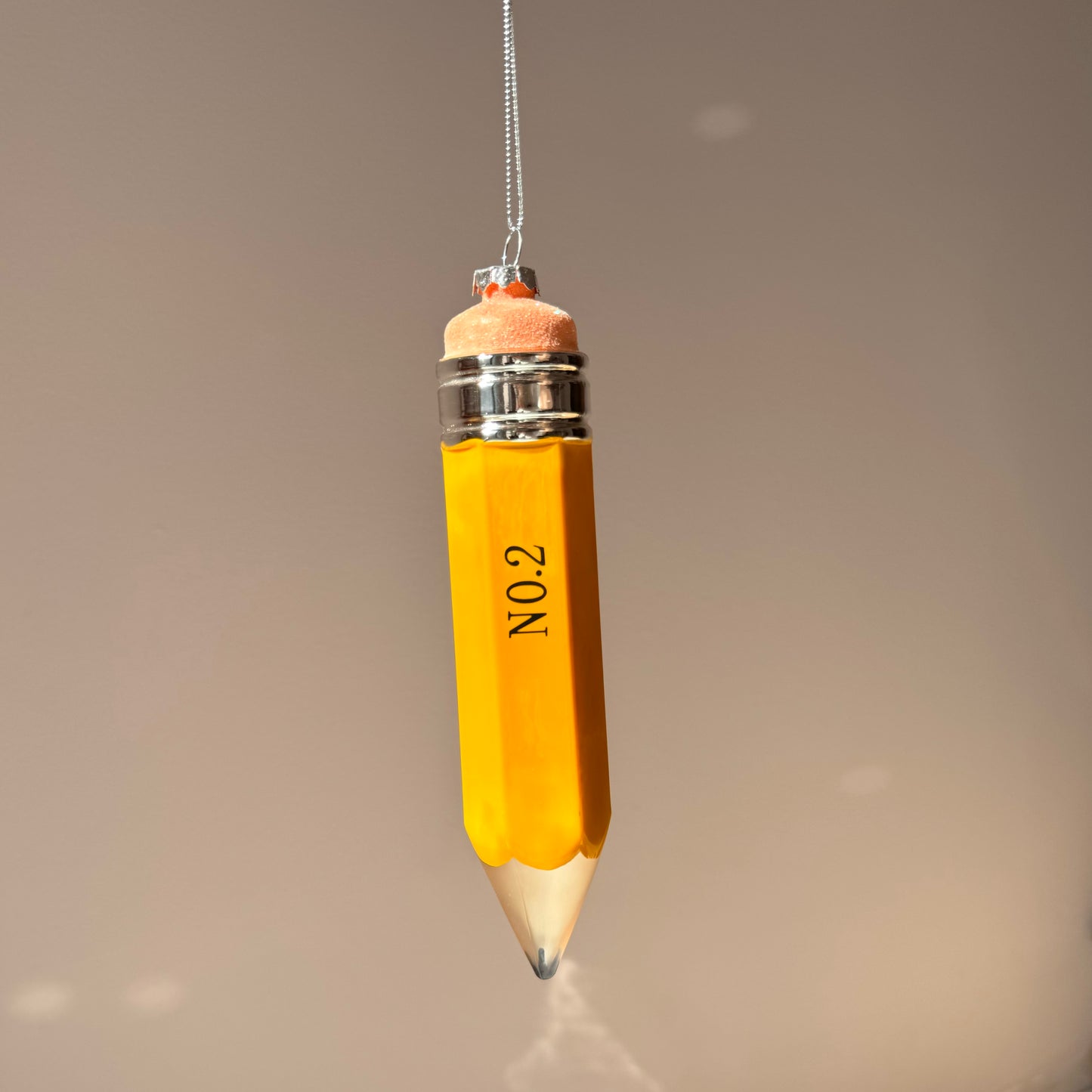 Large Glass Pencil Ornament