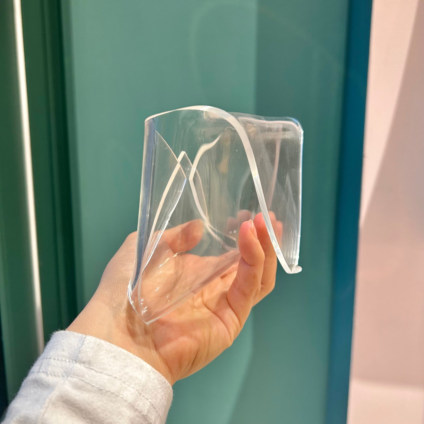 Vintage Lucite Envelope Letter Holder Desk Organizer