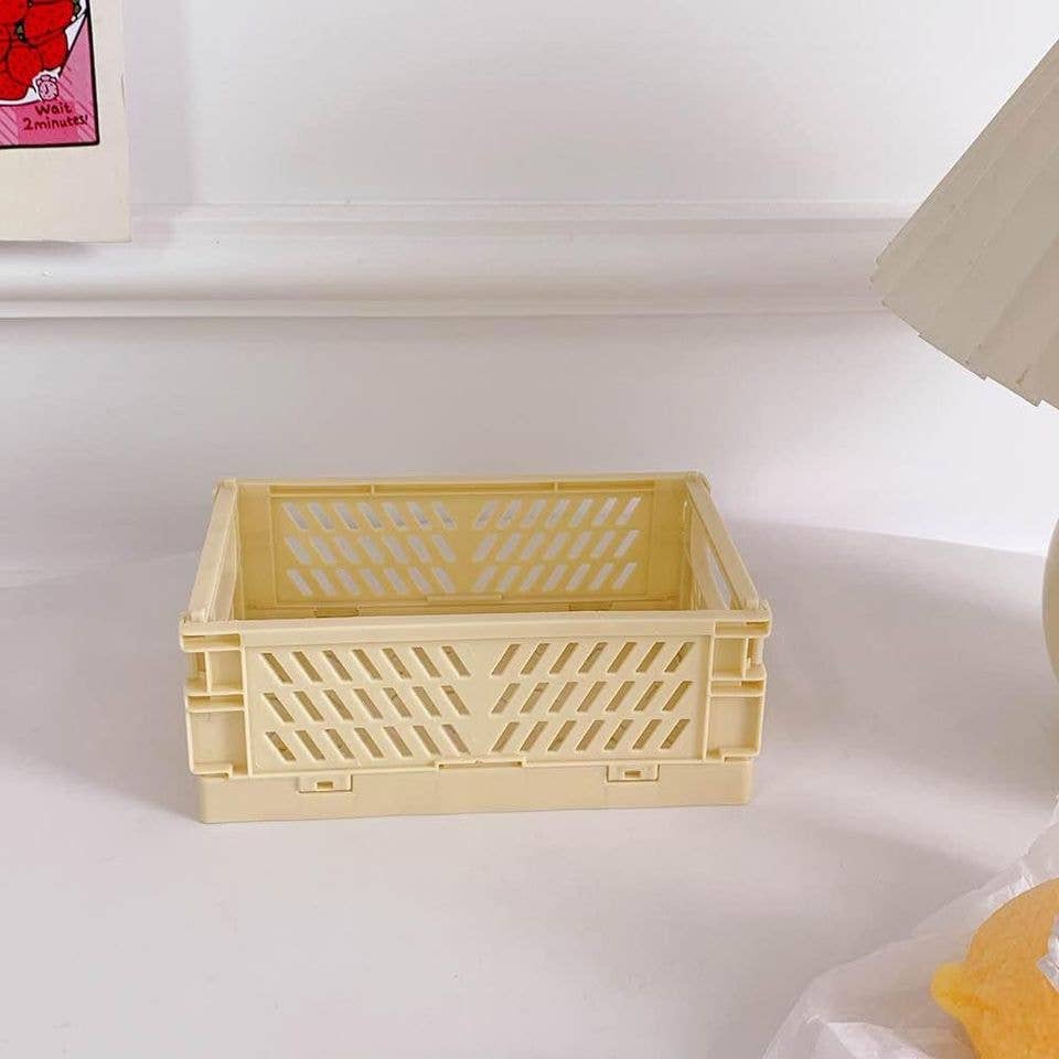 Folding Milk Crate