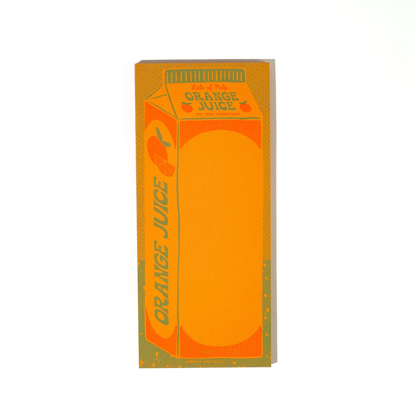 Orange Juice Notepad