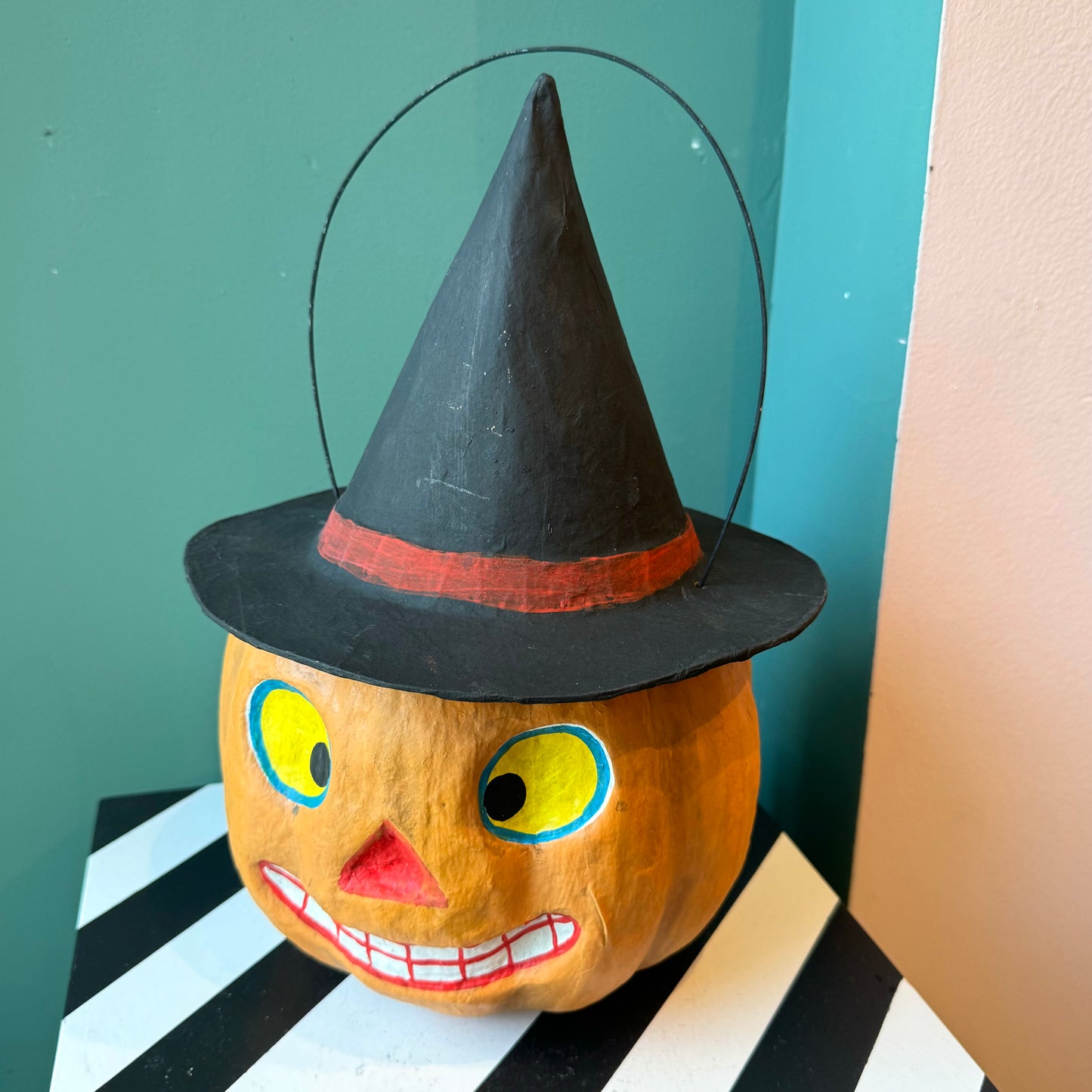 Pumpkin Witch Candy Bucket