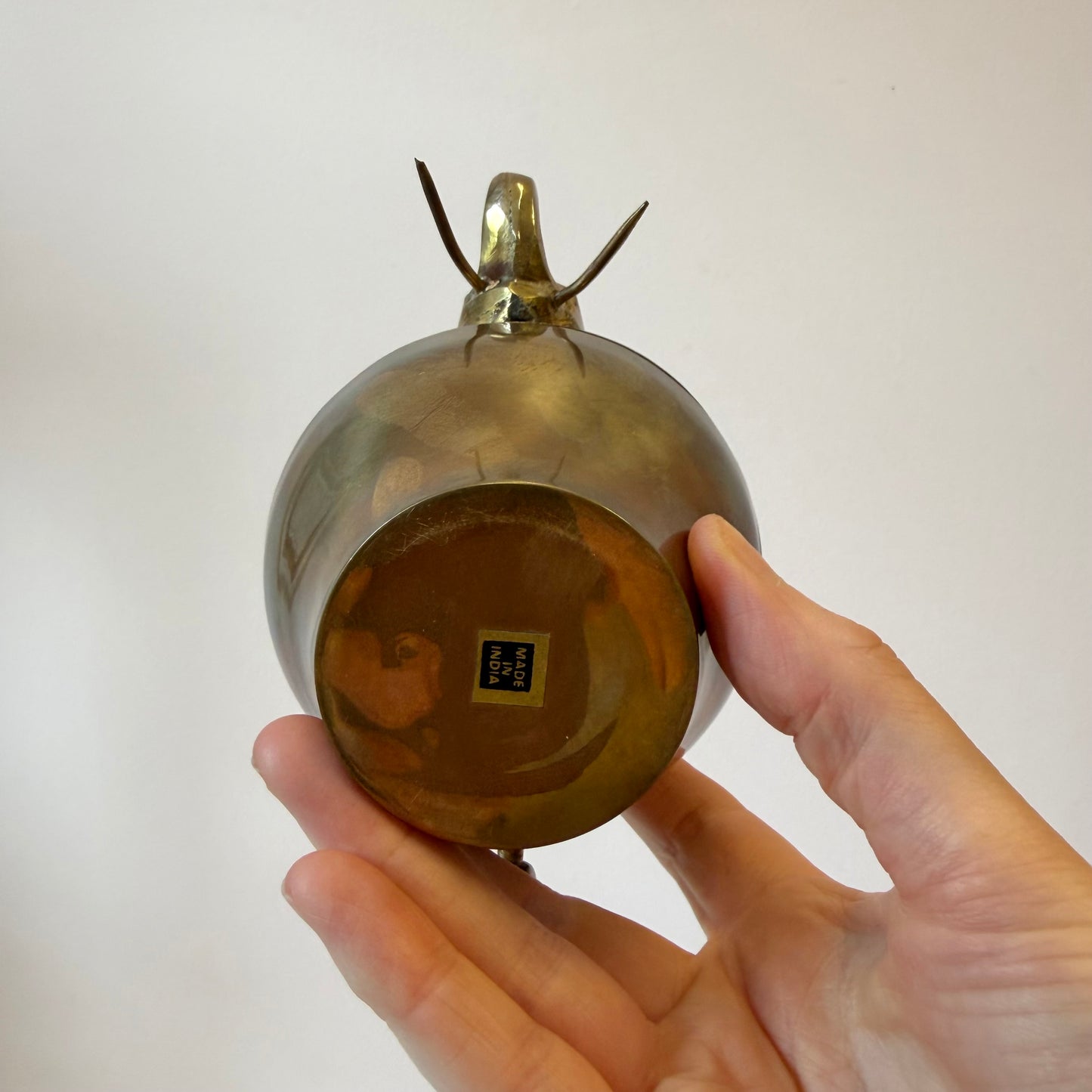 Vintage Brass Elephant Box
