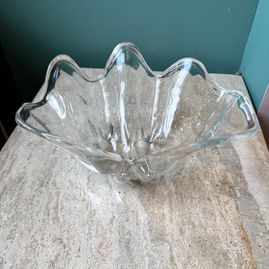 Vintage Lucite Clam Shell Bowl