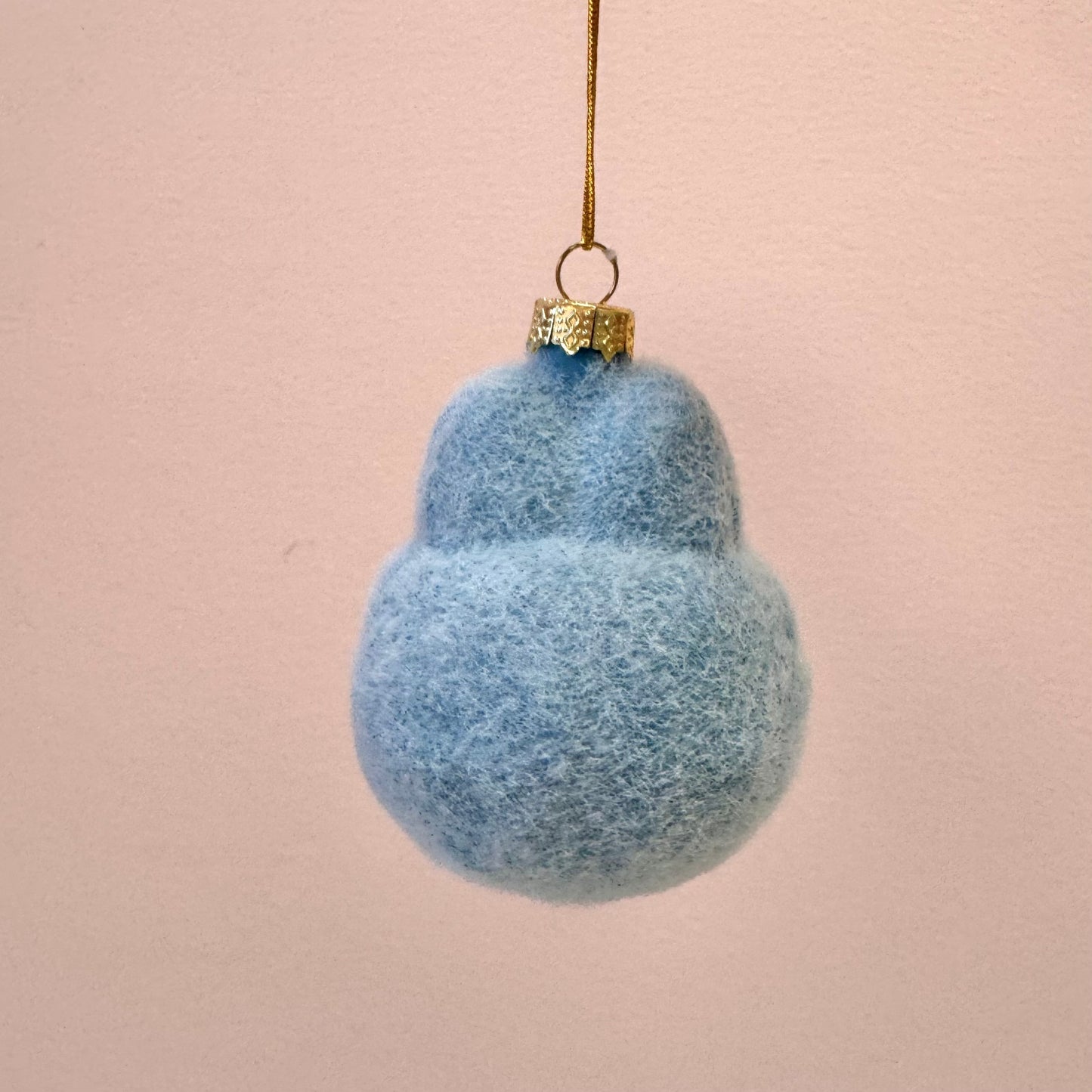 Fuzzy Labubu Style Monster Face Ornament