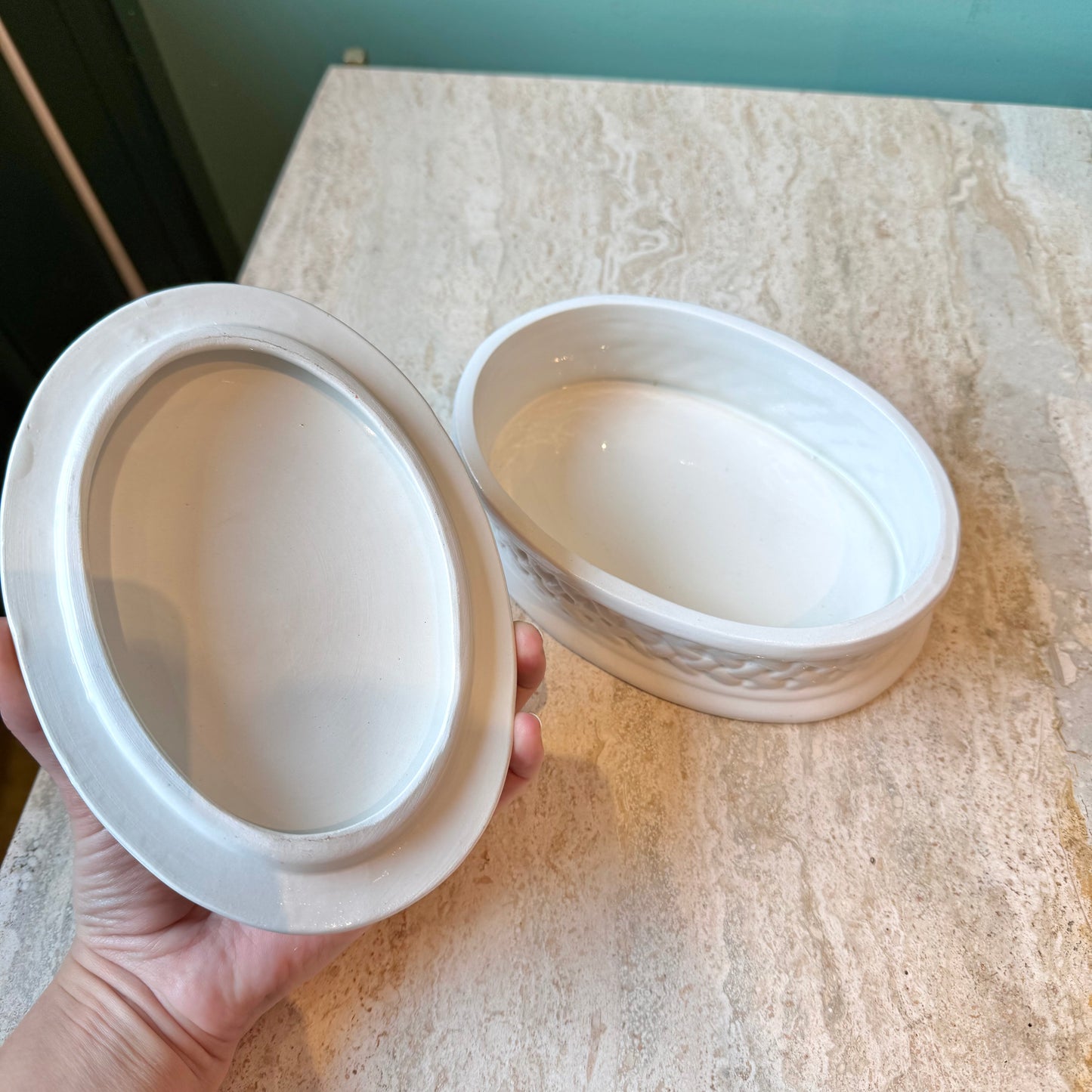 Vintage Ceramic Italian Strawberry Box