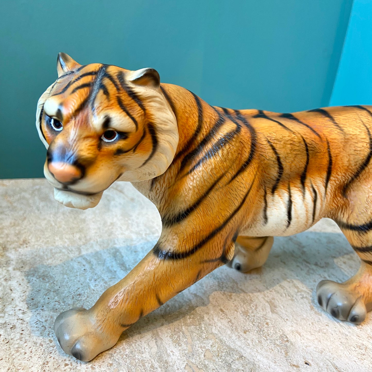 Vintage Porcelain Bengal Tiger Figurine