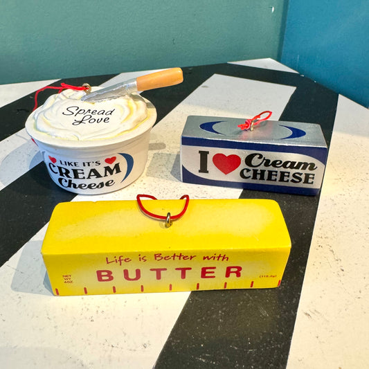 Cream Cheese/Butter Resin Ornament
