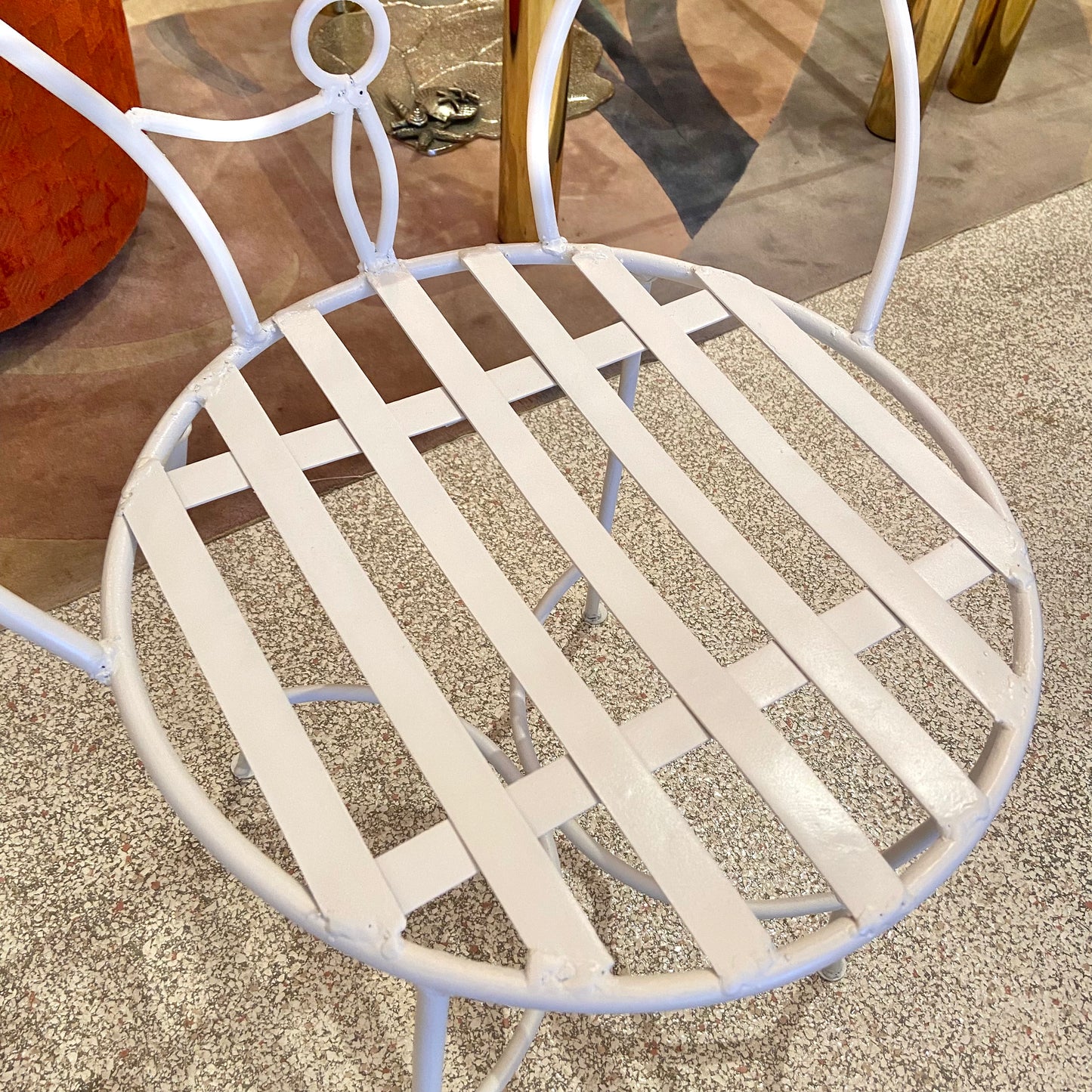 Pair of White John Risley Style Face Chairs