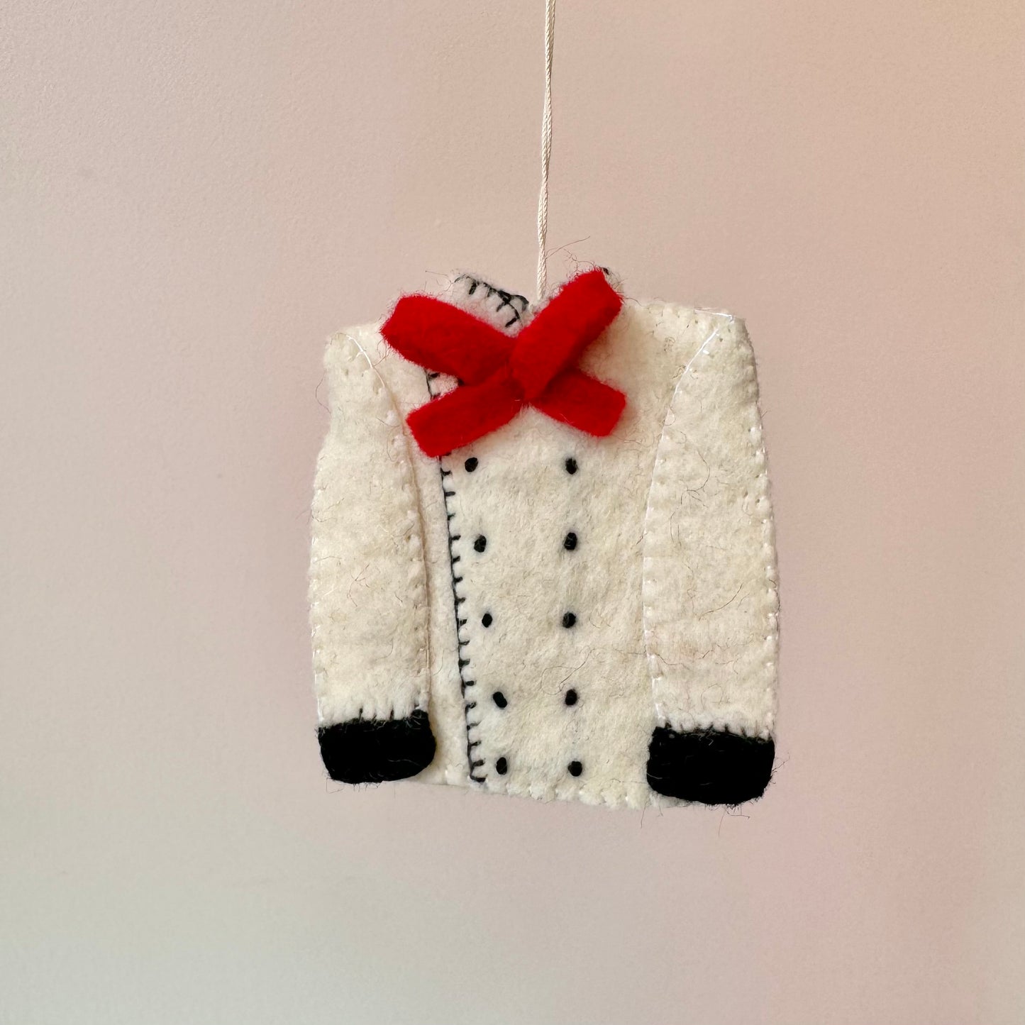Felt Chef's Jacket Ornament