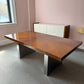 1970’s Milo Baughman for Thayer Coggin Extendable Wood and Chrome Dining Table