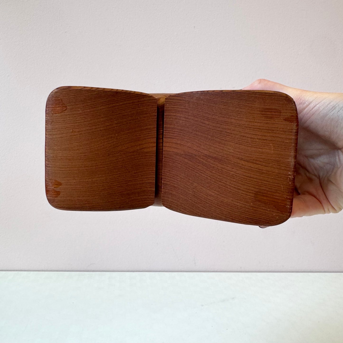 Vintage Handcrafted Rosewood Whale Storage Box