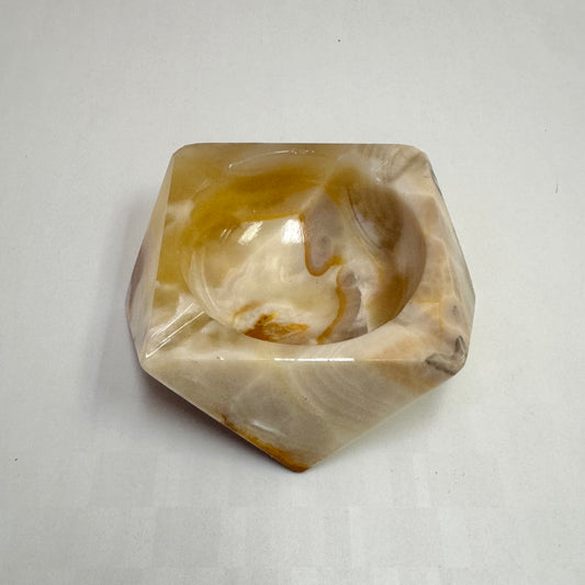 Vintage Onyx Stone Ashtray