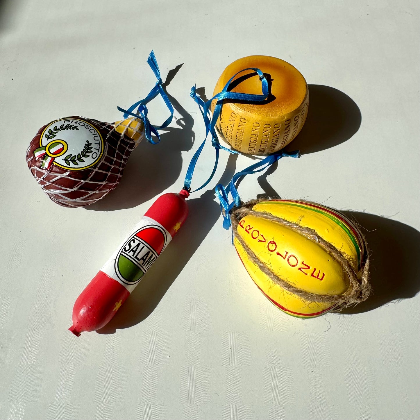 Deli Meat and Cheese Resin Food Ornaments