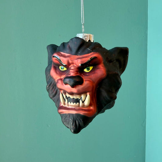 Gorenaments "Wolfie" Werewolf Glass Ornament