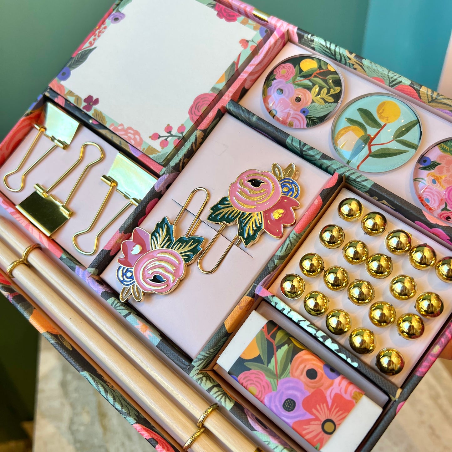 Garden Party Stationery Tackle Box