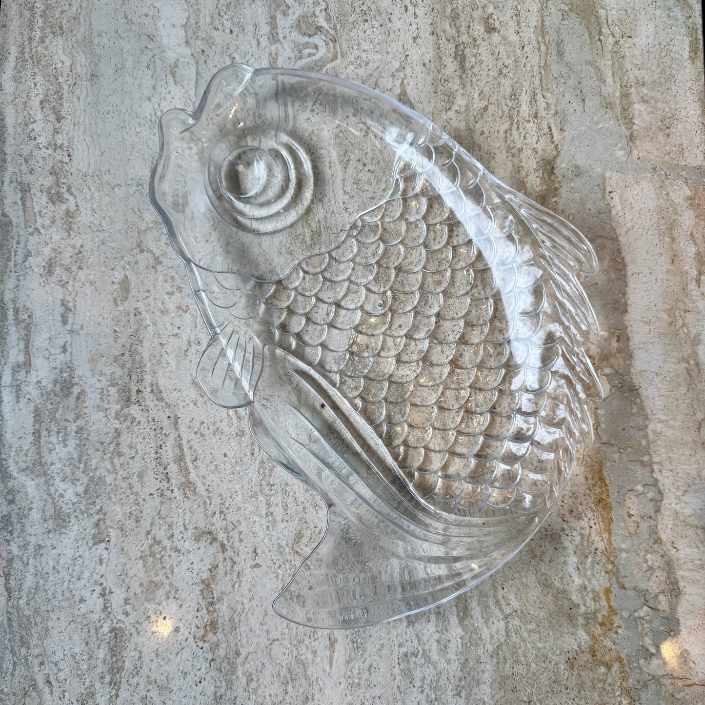 Vintage Lucite Fish Tray