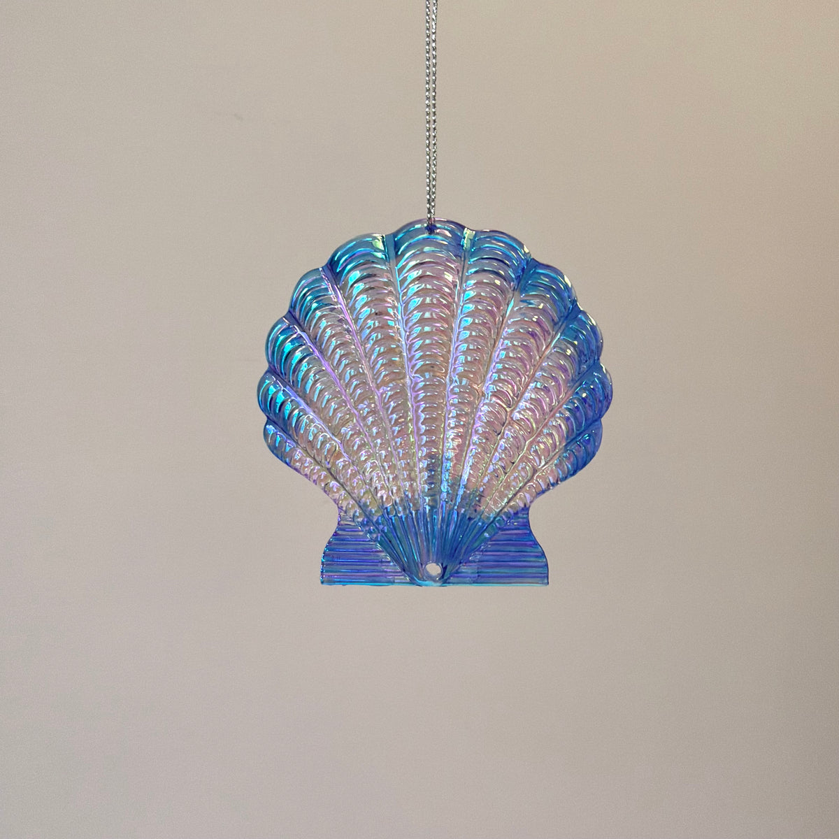 Iridescent Acrylic Shell Ornament