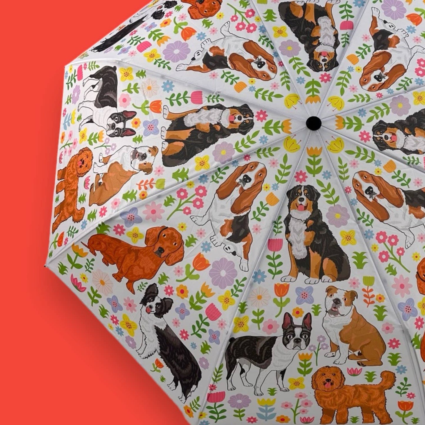 Spring Puppy Dogs Umbrella