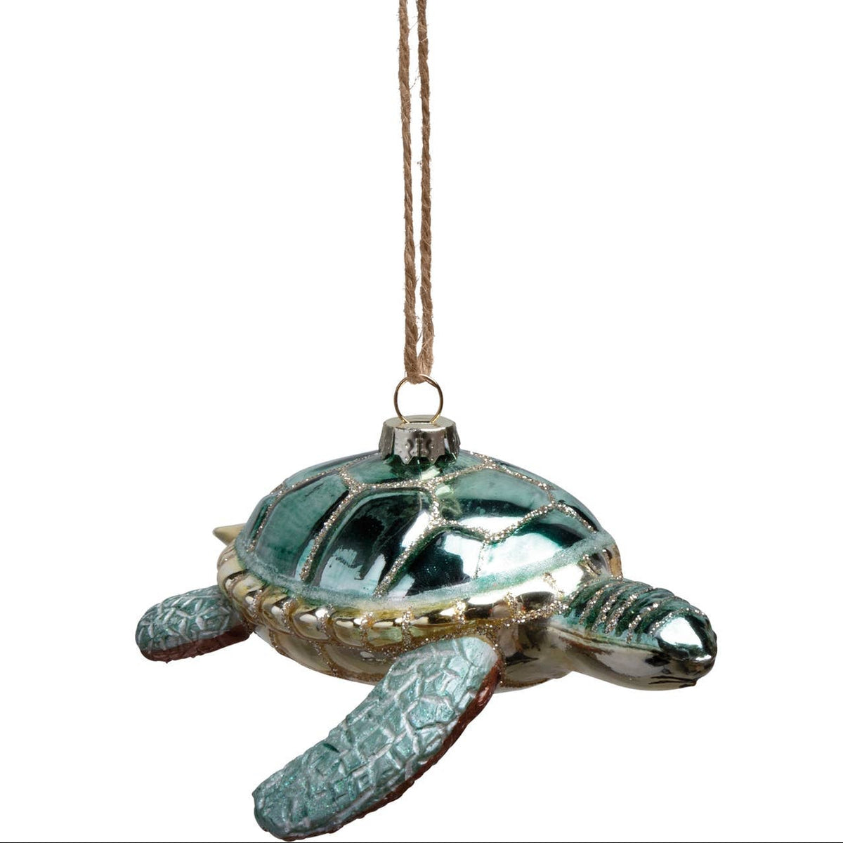 Glass Sea Turtle Ornament