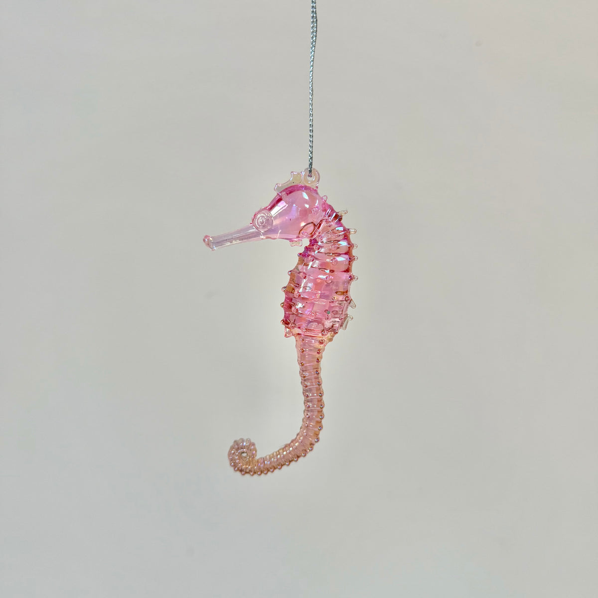 Iridescent Acrylic Seahorse Ornament