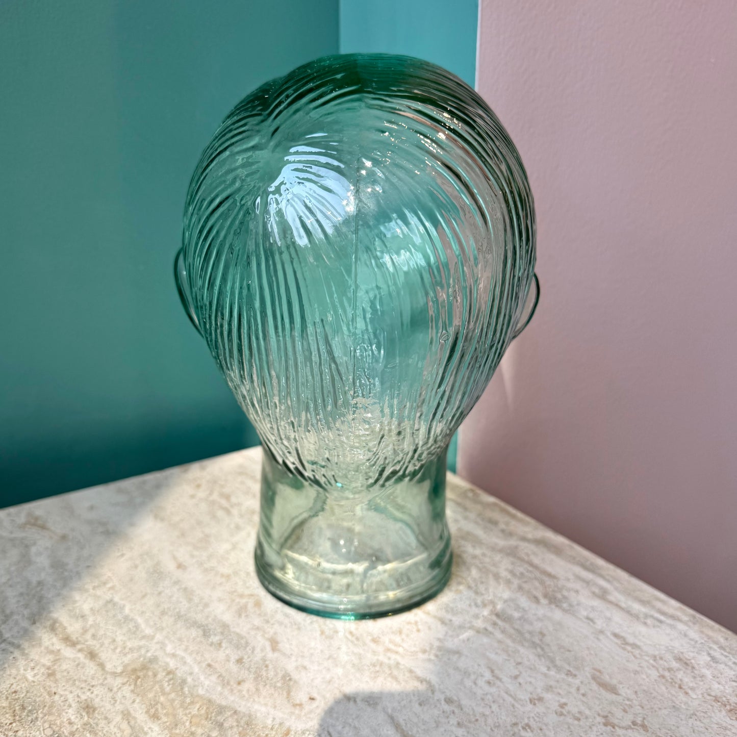 Vintage Glass Mannequin Head
