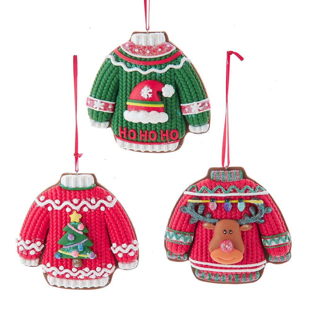 Ugly Sweater Resin Ornament