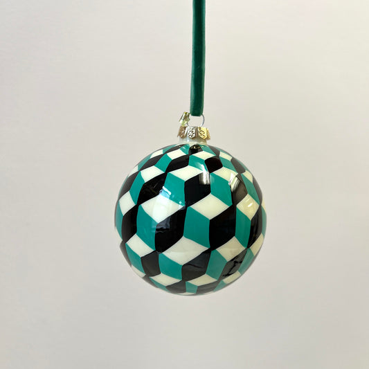 Tumbling Blocks Bauble Ornament