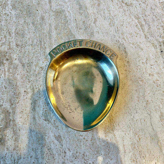 Vintage Brass ‘Pocket Change’ Catchall Dish