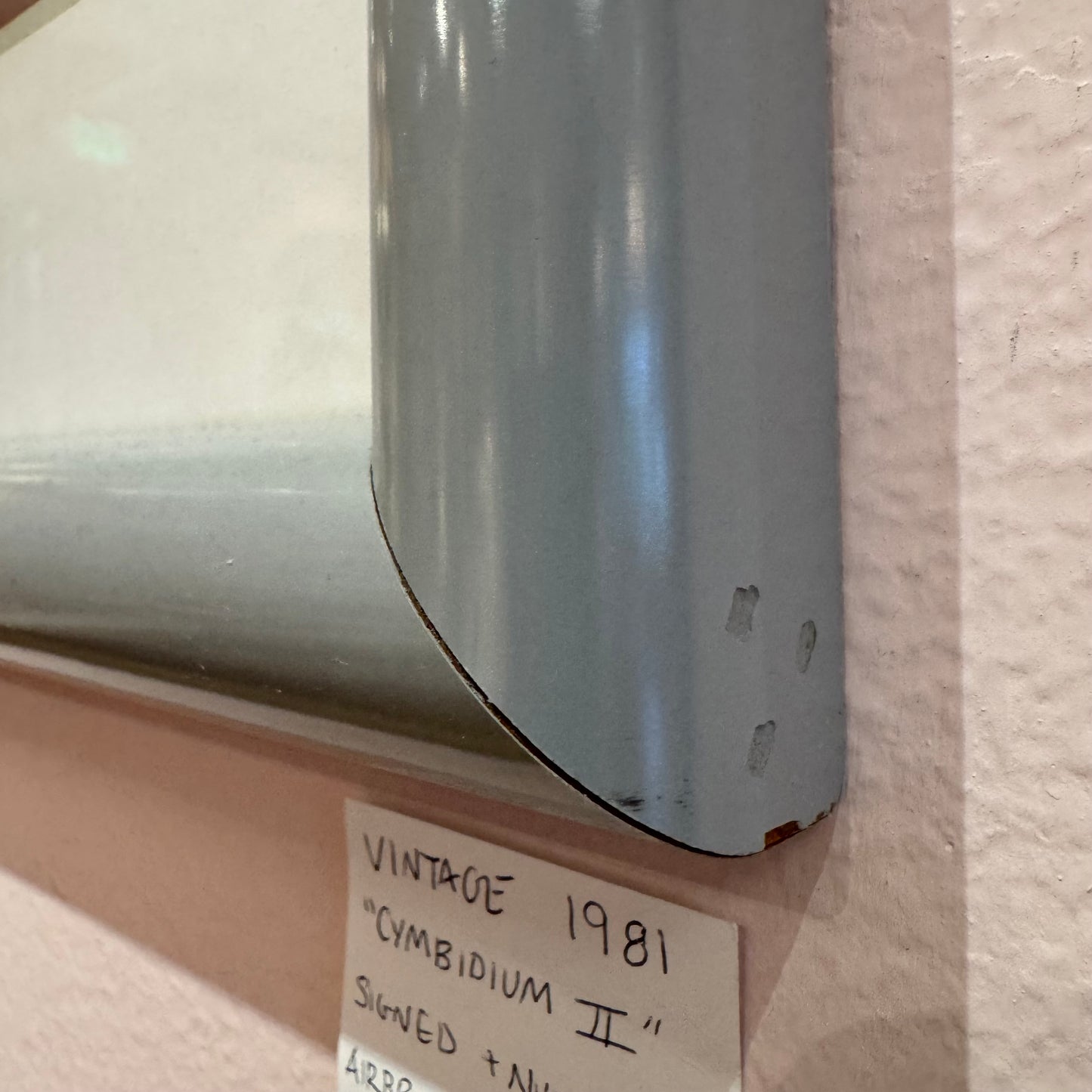 Vintage 1981 "Cymbidium II" Signed and Numbered Serigraph by Brian Davis