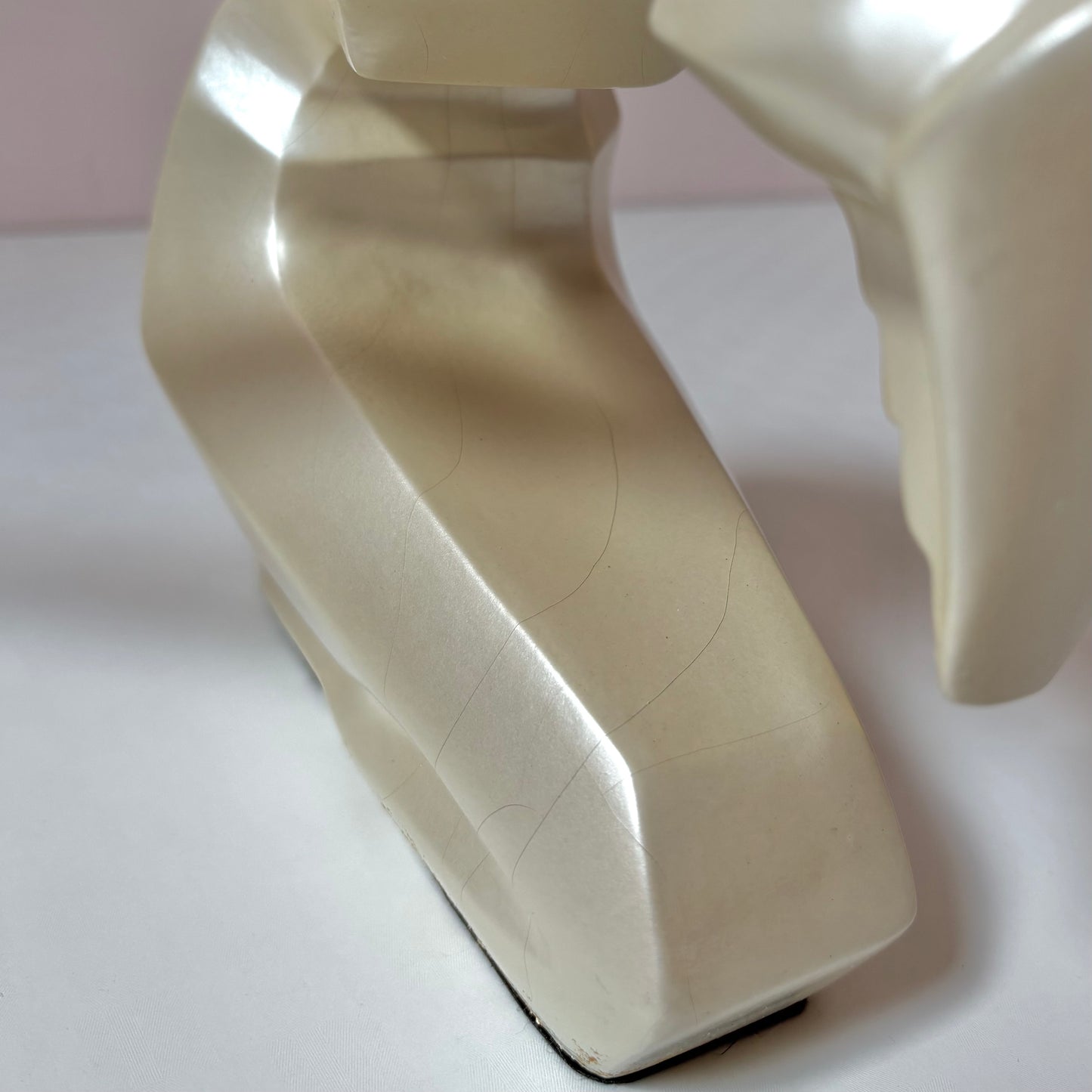 Vintage Art Deco Crouched Posing Figure Statue