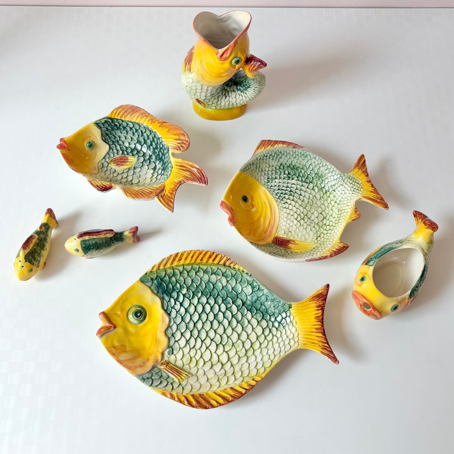 Vintage Fish Serving Ware by Neto and Gomes Portugal/Per Item