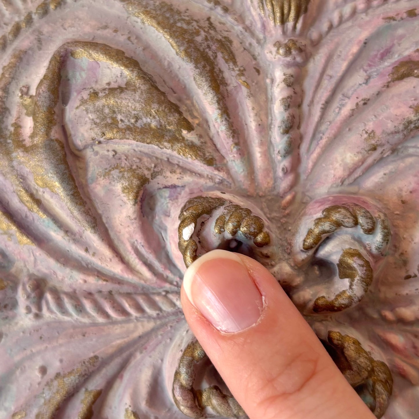 Vintage Pink Ceramic Box