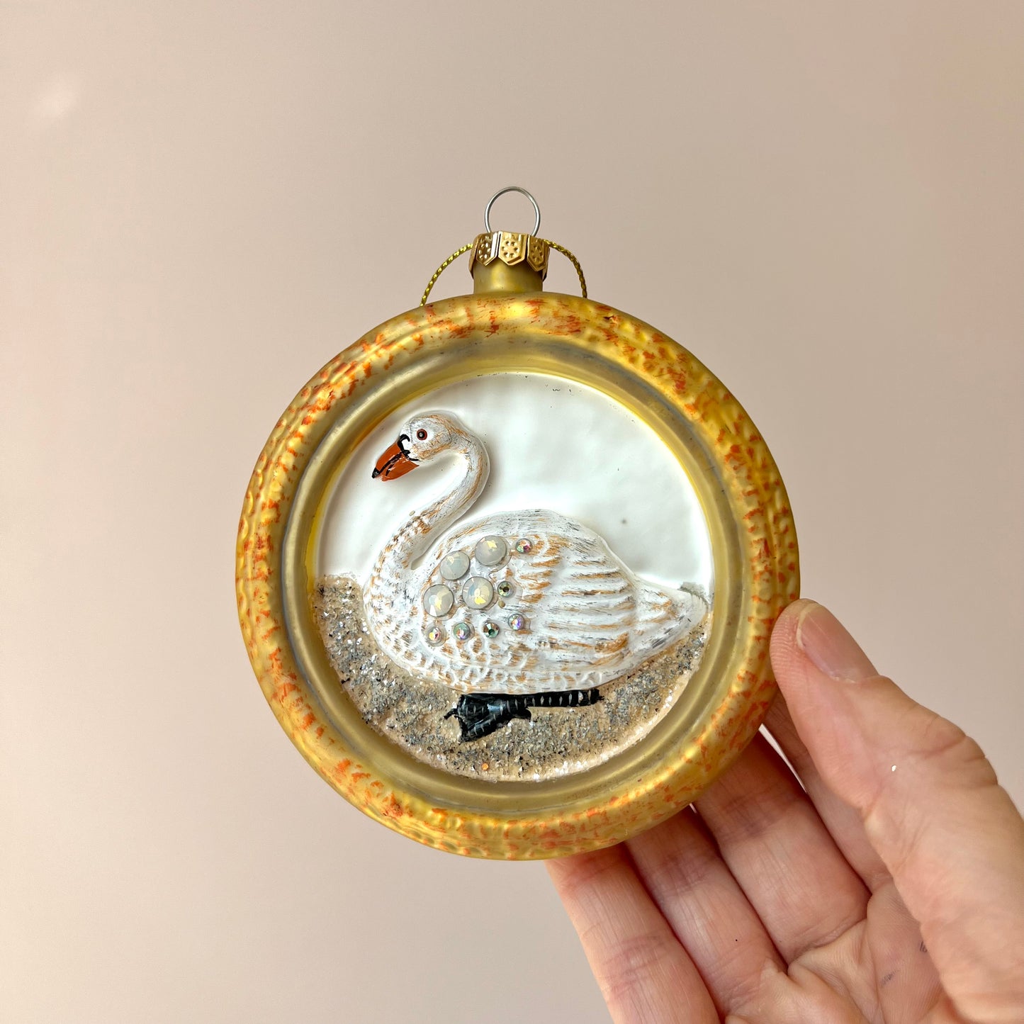 Victorian Swan Curiosity Ornament