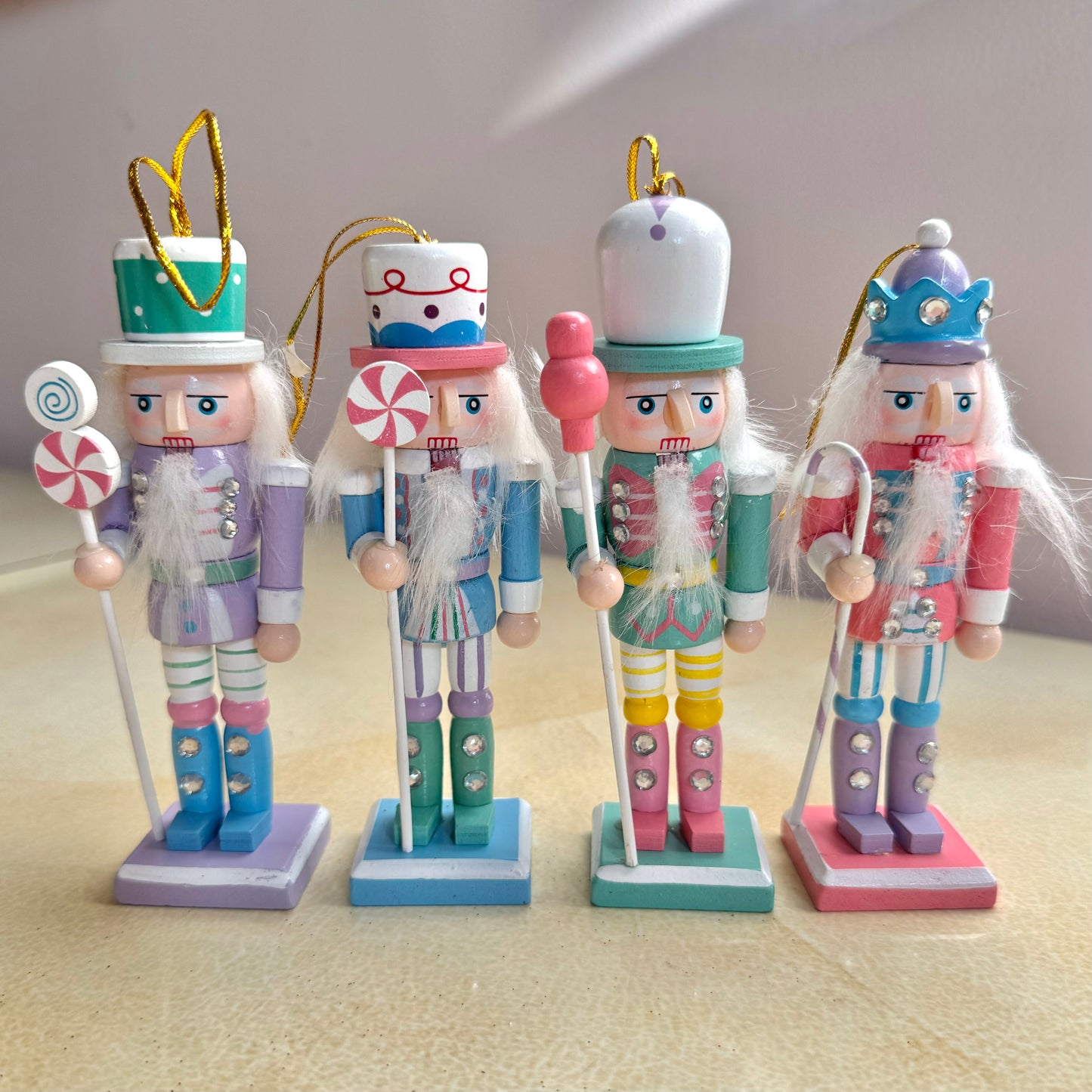 5" Pastel Nutcracker Ornament
