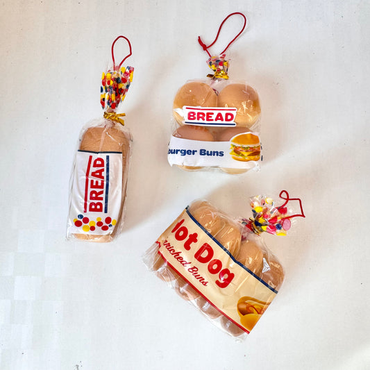 Bread/Buns In Bag Ornaments