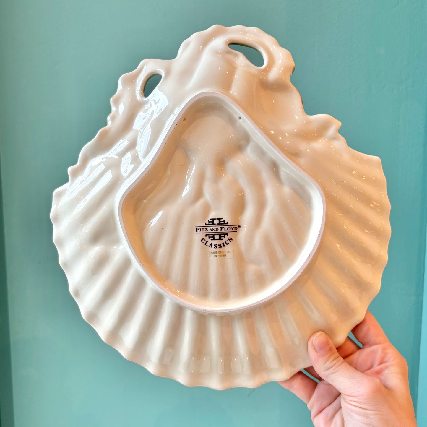 Vintage Clam Shell Platter/Dish by Fitz & Floyd