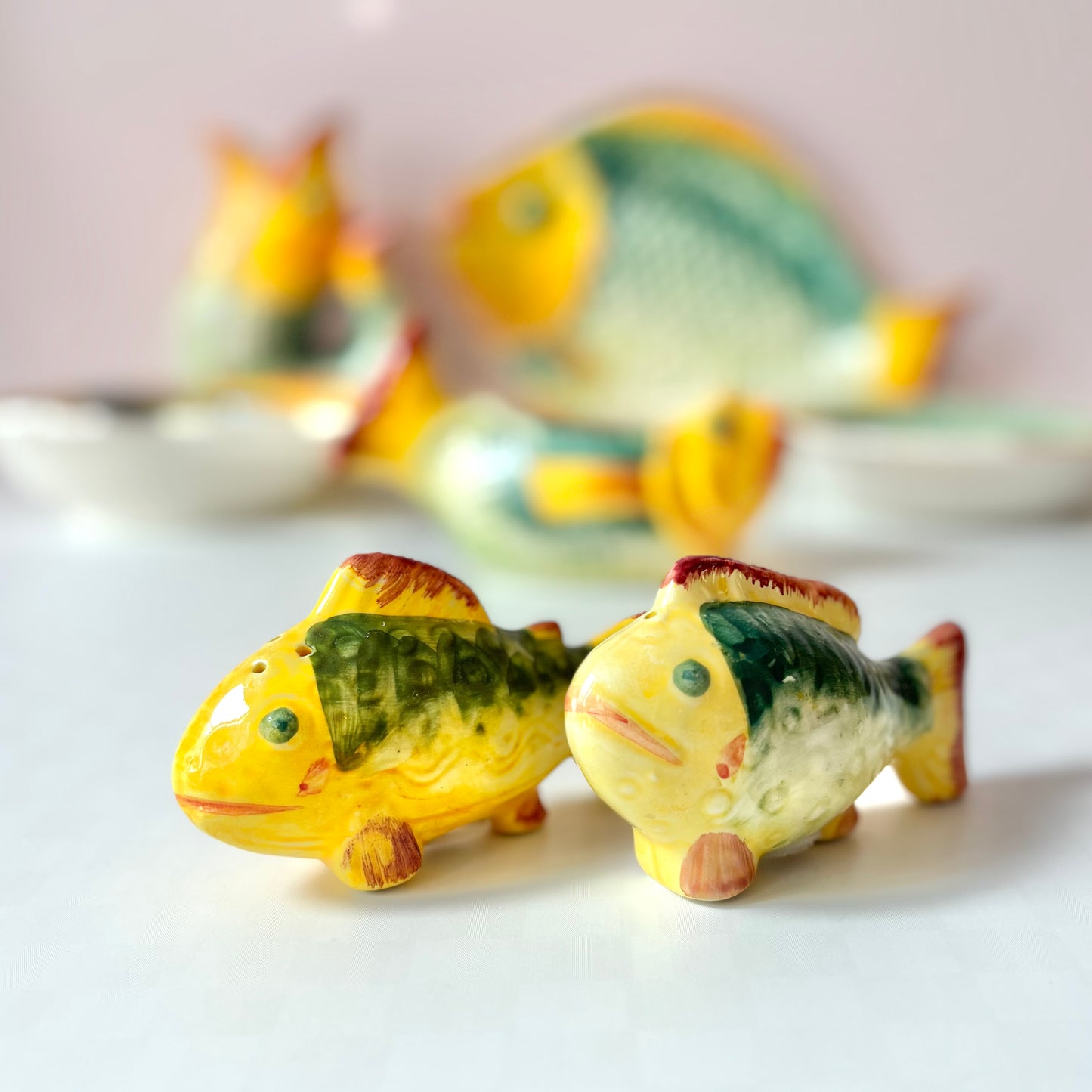 Vintage Fish Serving Ware by Neto and Gomes Portugal/Per Item