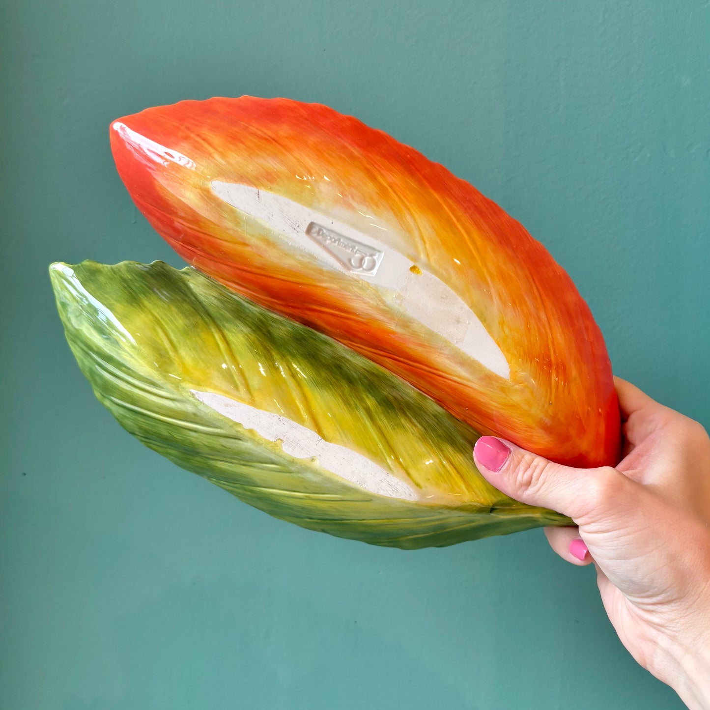Vintage Ceramic Leaf Dish