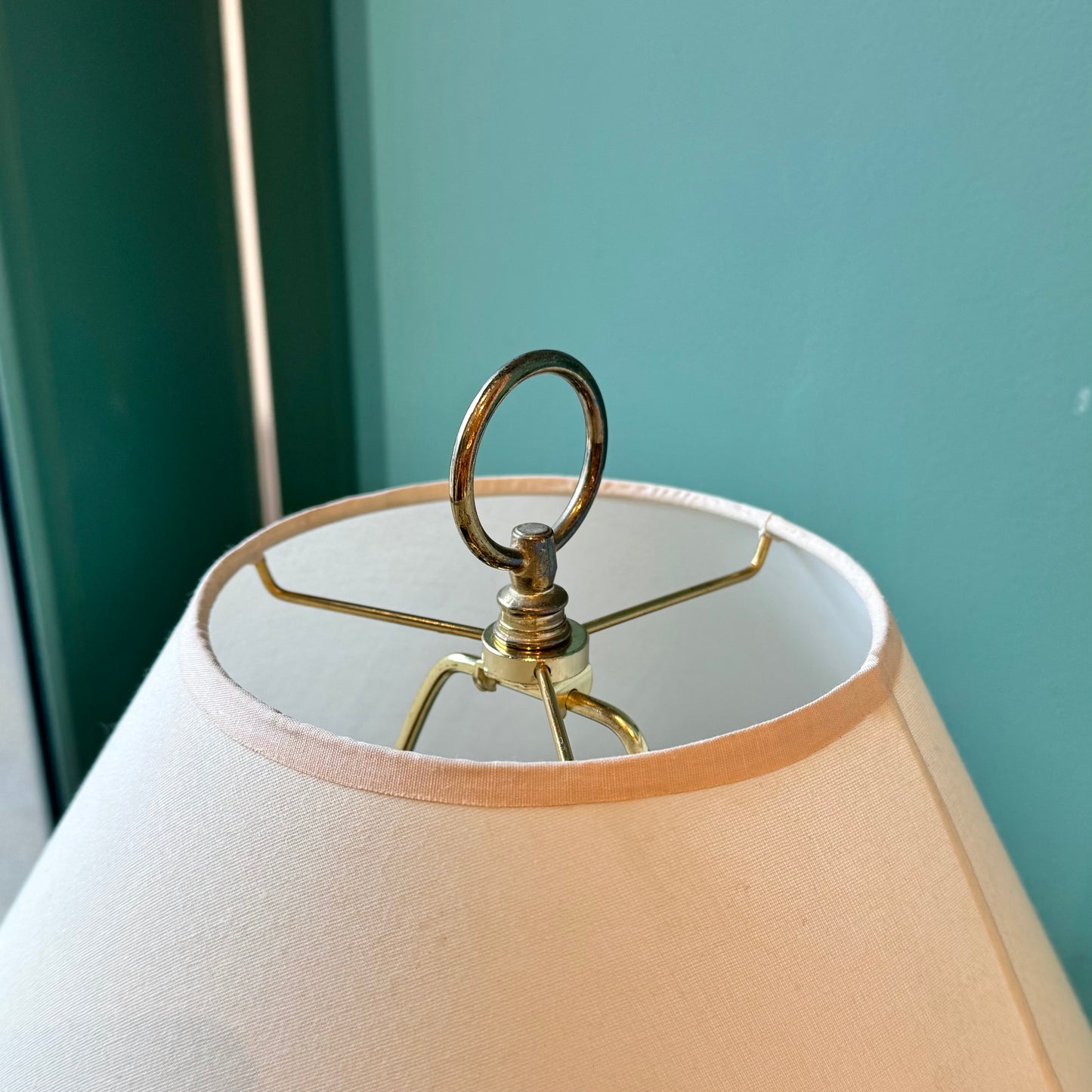Vintage Brass Deco Style Table Lamp