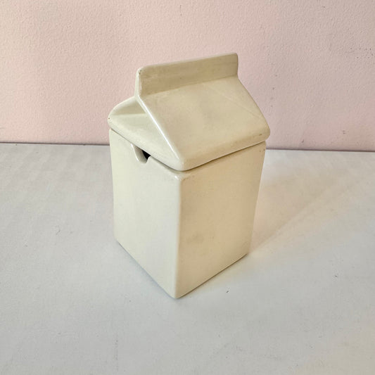 Vintage Ceramic Carton Sugar Dish