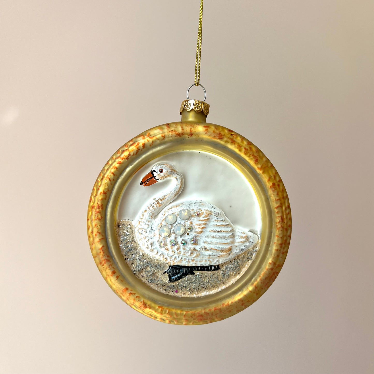 Victorian Swan Curiosity Ornament