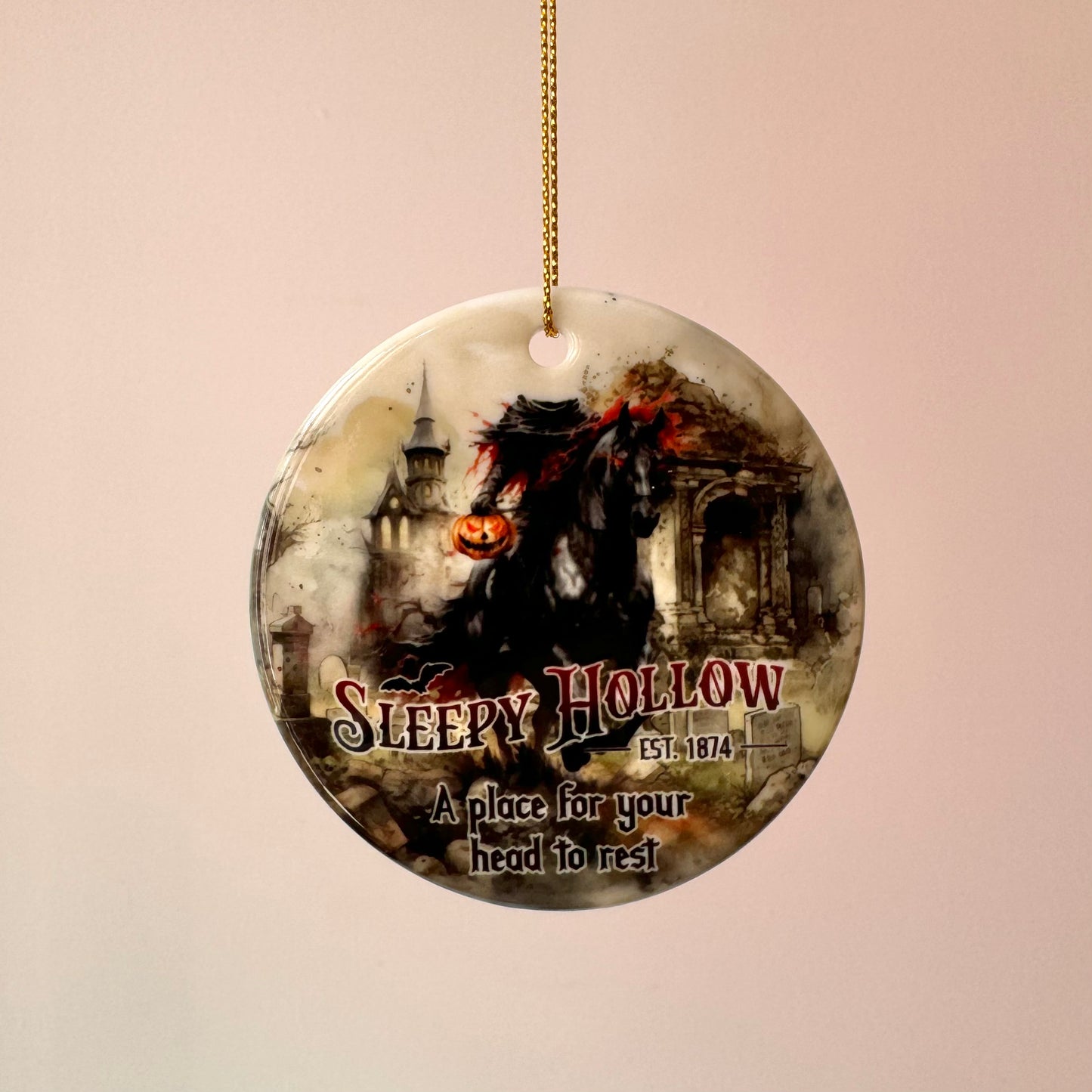 Sleepy Hollow Dark and Spooky Ornament
