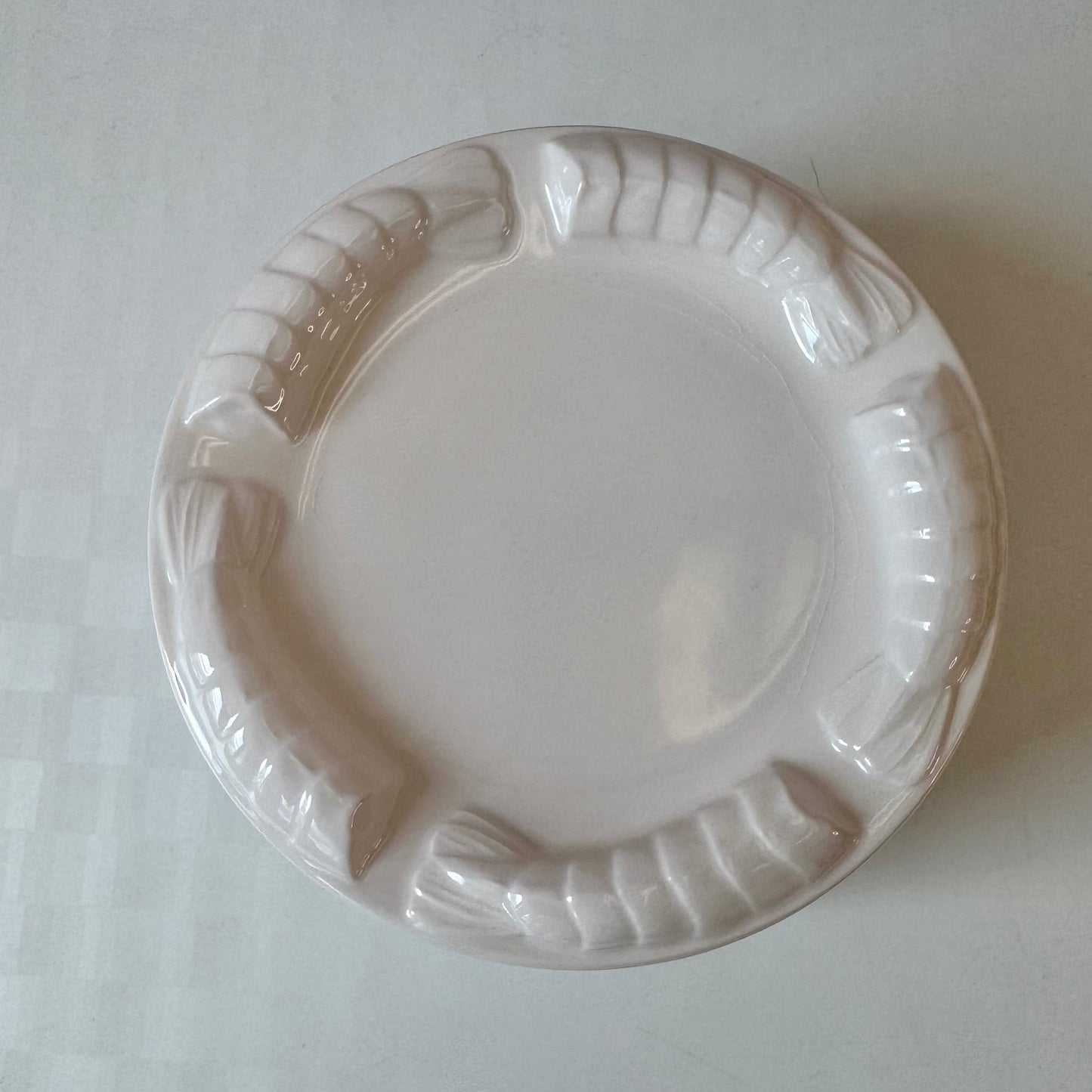 Vintage Set of 6 Ceramic Shrimp Appetizer Plates by Shafford Japan
