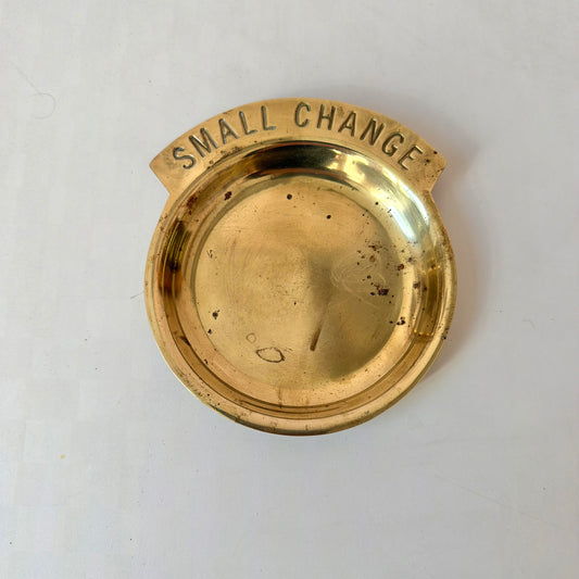 Vintage Brass ‘Small Change’ Catchall Dish