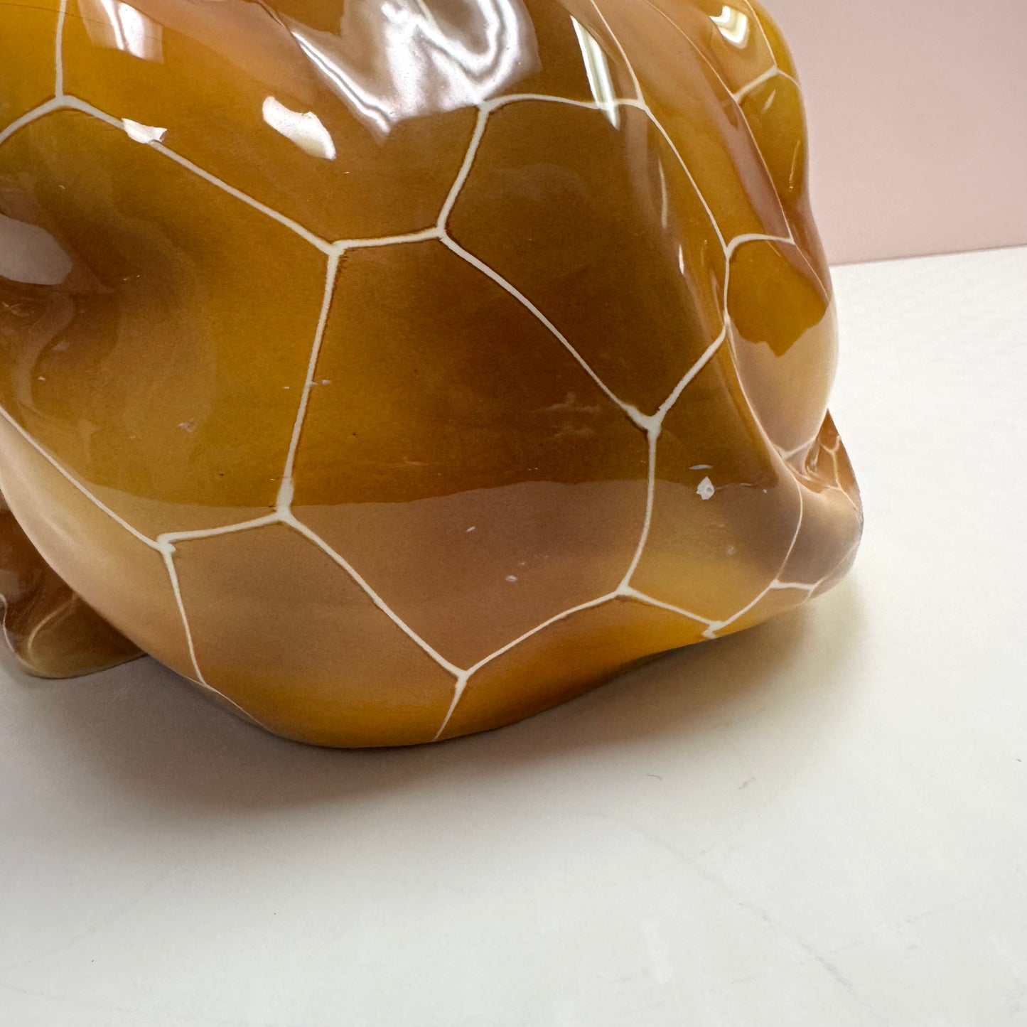 Vintage Large Italian Ceramic Giraffe Statue