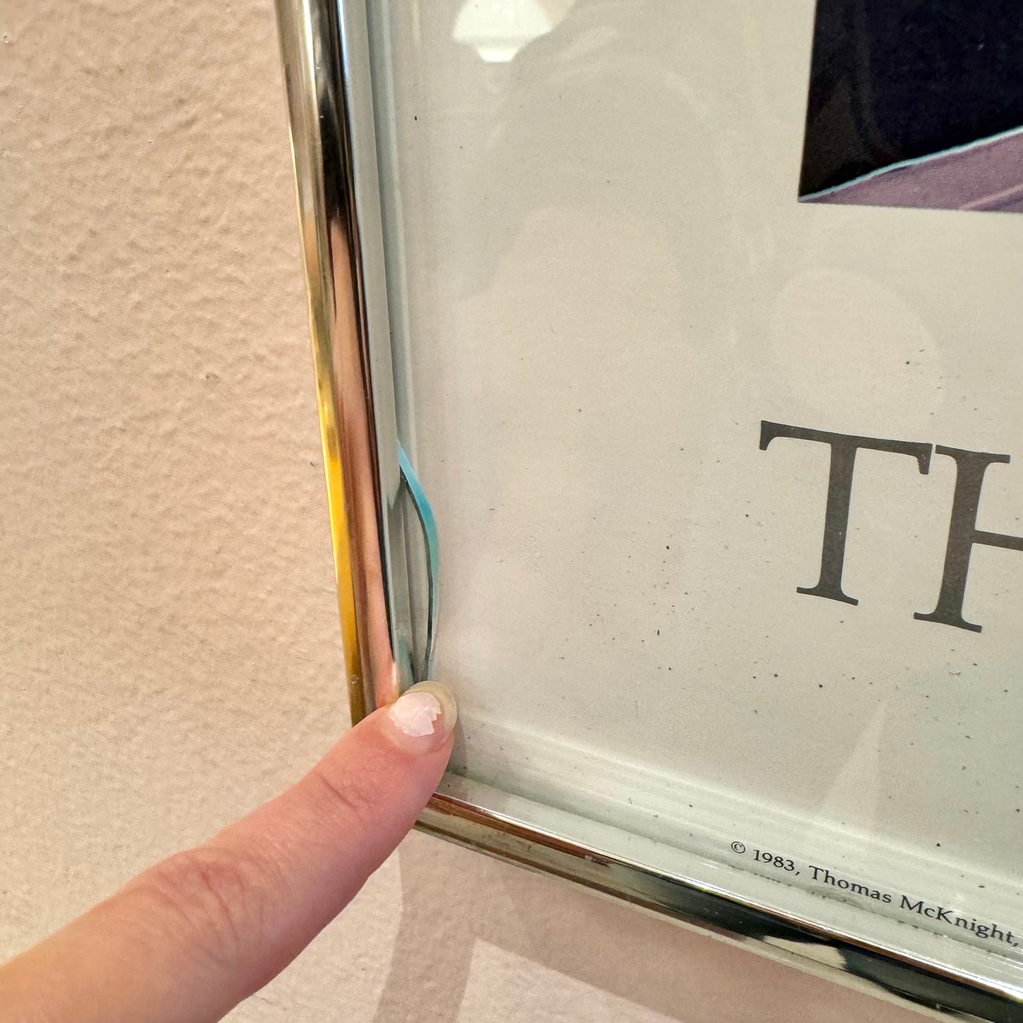 Vintage Framed Thomas McKnight 'Harlequin' Print