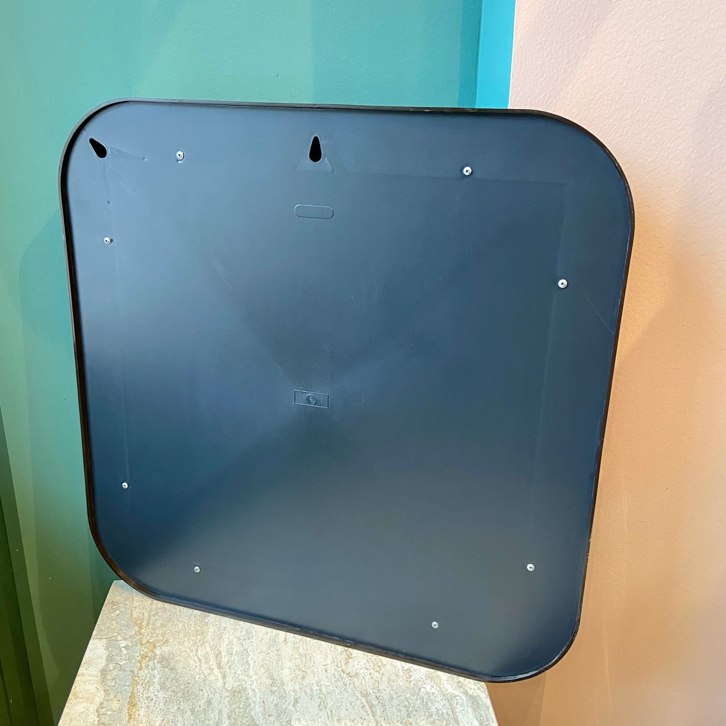 Vintage Delfo Mirror in Brown Plastic by Sergio Mazza for Artemide, 1960s