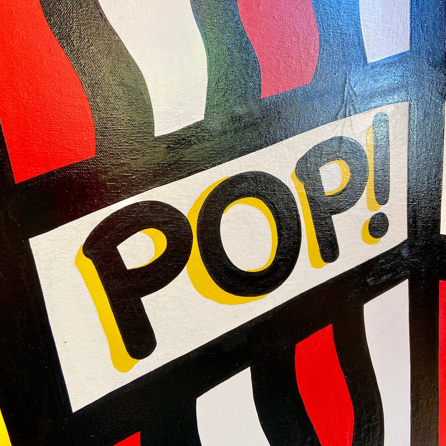 Rare Vintage Signed Burton Morris ‘Popcorn’ Acrylic 3D Artwork