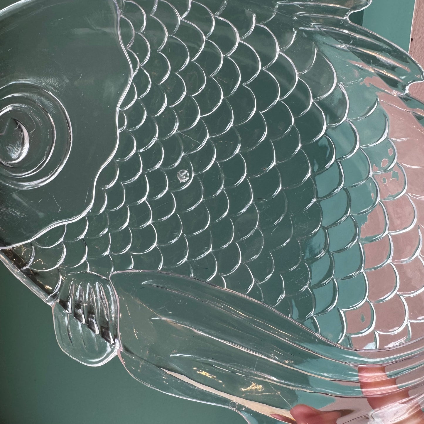 Vintage Lucite Fish Tray