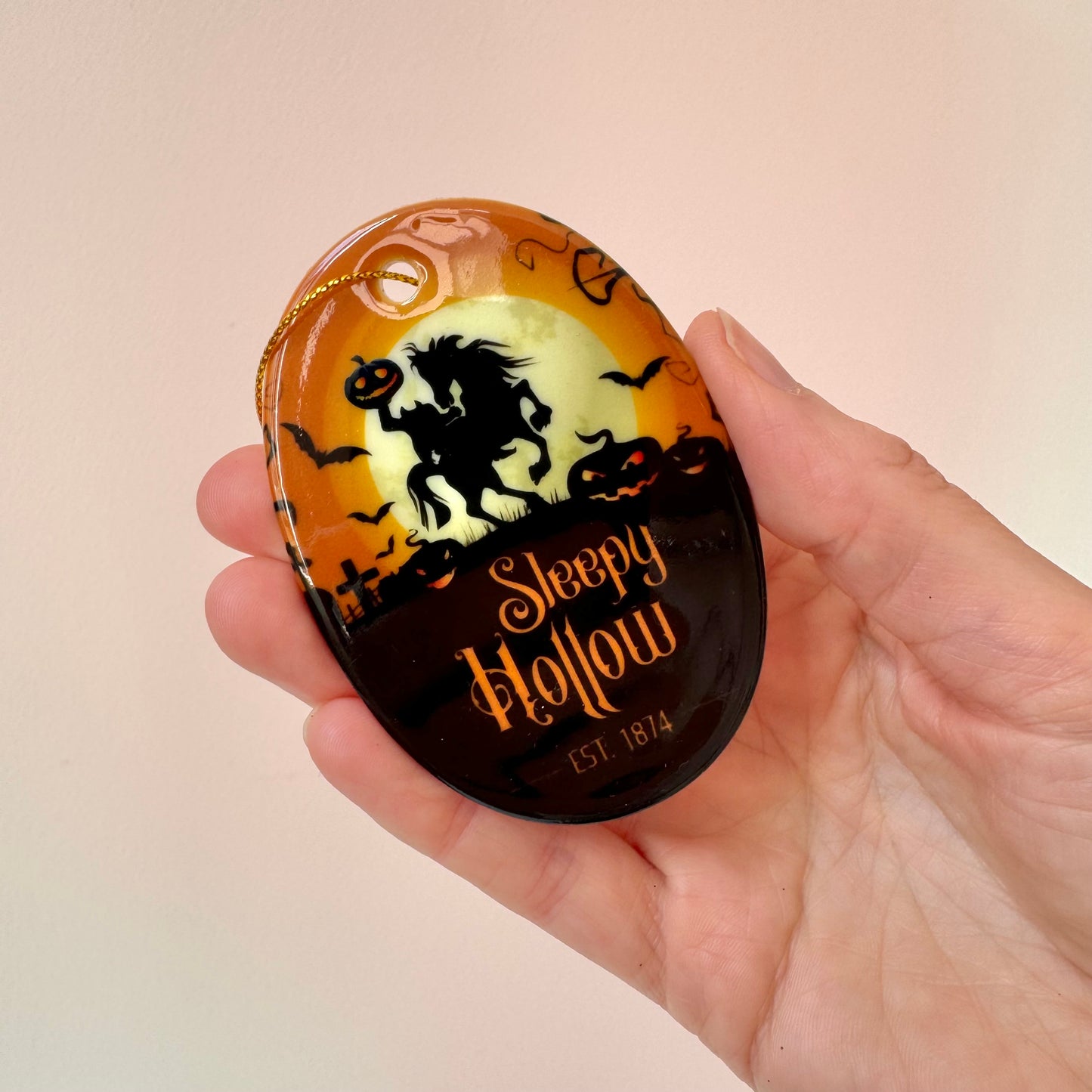 Spooky Sleepy Hollow Headless Horseman Ornament